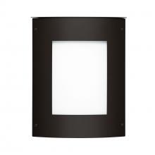 Besa Lighting MOTO11SQ-WA-LED-BK - Besa Outdoor Moto 11 Square Black White Acrylic 1x5W LED