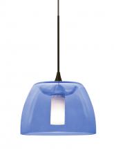 Besa Lighting RXP-SPURBL-BR - Besa Spur Cord Pendant, Blue, Bronze Finish, 1x35W Halogen