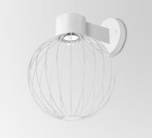 Besa Lighting SULTANA-G-WALL-LED-WH - Besa, Sultana Globe Wall Sconce, White Finish, 1x4W LED