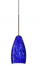 Besa Lighting X-719886-BR - Besa Pendant For Multiport Canopy Karli Bronze Blue Cloud 1x50W Halogen