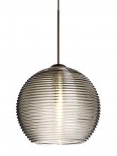 Besa Lighting XP-461502-LED-BR - Besa Pendant Kristall 6 Bronze Smoke 1x5W LED