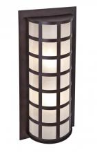 Besa Lighting SCALA20-GL-BR - Besa Outdoor Scala 20 Bronze Glitter Glass 2x60W A19