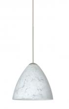 Besa Lighting 1XT-177919-LED-SN - Besa Pendant Mia Satin Nickel Carrera 1x5W LED