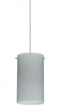 Besa Lighting XP-4404KR-SN - Besa Stilo 7 Pendant Satin Nickel Chalk 1x50W Halogen