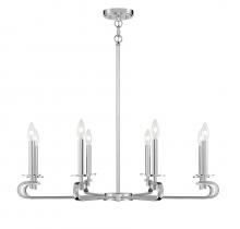 Savoy House 1-2451-8-109 - Torino 8-Light Chandelier in Polished Nickel