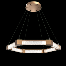 Hammerton CHB0060-35-NB-GC-CA1-L1 - Axis Hexagonal Ring Chandelier-35