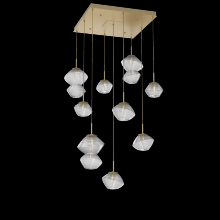 Hammerton CHB0089-09-GB-C-C01-L1 - Mesa Square Pendant Chandelier