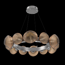 Hammerton CHB0089-36-SN-B-CA1-L3 - Mesa Radial Ring Chandelier