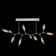 Hammerton PLB0050-BC-BS-CB-001-L3 - Rock Crystal 10pc Branch-Beige Silver-Chilled Blown Glass
