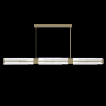 Hammerton PLB0056-67-BS-LC-001-L3 - Ledgestone Linear Dining-67-Metallic Beige Silver