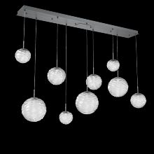 Hammerton PLB0092-09-GM-C-C01-L3 - Gaia Linear Multi-Pendant Chandelier