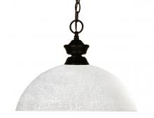 ECOM Only 100701BRZ-DWL14 - 1 Light Pendant