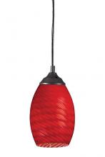 ECOM Only 131-RED - 1 Light Pendant