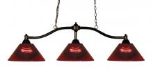 ECOM Only 147BRZ-ARBG - 3 Light Billiard