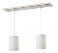 ECOM Only 171-6-2W-SQ - 2 Light Linear Chandelier