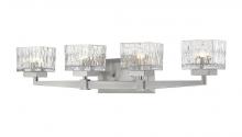 ECOM Only 1927-4V-BN-LED - 4 Light Vanity