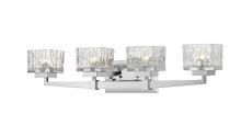 ECOM Only 1927-4V-CH-LED - 4 Light Vanity