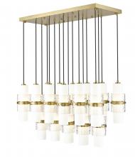 ECOM Only 1946P-17L-MGLD - 17 Light Linear Chandelier