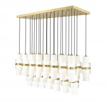 ECOM Only 1946P-23L-MGLD - 23 Light Linear Chandelier