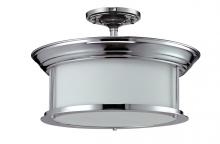 ECOM Only 2003SF-CH - 3 Light Semi Flush Mount