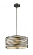 ECOM Only 2009-14BRZ - 3 Light Pendant