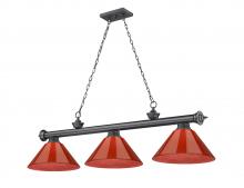 ECOM Only 2306-3BP-ARBG - 3 Light Billiard