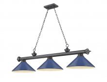 ECOM Only 2306-3BP-MNB - 3 Light Billiard