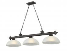 ECOM Only 2306-3BRZ-DWL14 - 3 Light Billiard