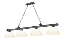 ECOM Only 2306-4BP-PWH - 4 Light Billiard