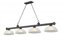 ECOM Only 2306-4BRZ-DWL14 - 4 Light Billiard