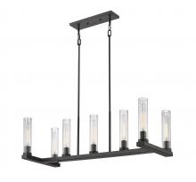 ECOM Only 3031-7L-BRZ - 7 Light Linear Chandelier