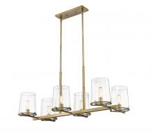 ECOM Only 3032-6L-RB - 6 Light Linear Chandelier