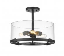 ECOM Only 3032SF-MB - 3 Light Semi Flush Mount