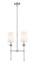 ECOM Only 3033-2L-PN - 2 Light Linear Chandelier