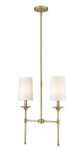 ECOM Only 3033-2L-RB - 2 Light Linear Chandelier