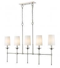 ECOM Only 3033-5L-PN - 5 Light Linear Chandelier