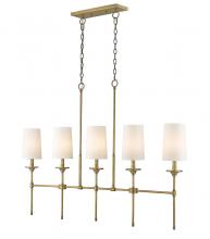 ECOM Only 3033-5L-RB - 5 Light Linear Chandelier