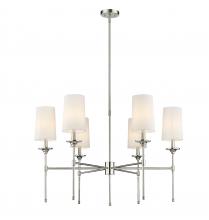 ECOM Only 3033-6PN - 6 Light Chandelier