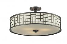 ECOM Only 329-SF20-BRZ - 3 Light Semi Flush Mount