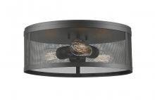 ECOM Only 331F14-BRZ - 3 Light Flush Mount