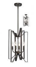 ECOM Only 4000-4BRZ - 4 Light Chandelier