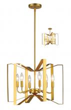 ECOM Only 4000P-PMG - 6 Light Chandelier