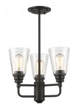 ECOM Only 428SF-OB - 3 Light Semi Flush Mount