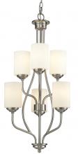 ECOM Only 434-6-BN - 6 Light Chandelier