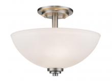 ECOM Only 443SF-BN - 3 Light Semi Flush Mount