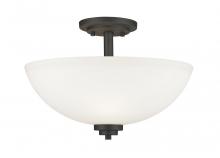 ECOM Only 443SF-BRZ - 3 Light Semi Flush Mount