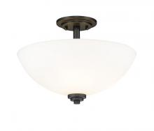 ECOM Only 443SF-MB - 3 Light Semi Flush Mount