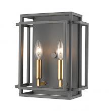 ECOM Only 454-2S-BRZ-OBR - 2 Light Wall Sconce