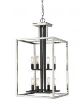 ECOM Only 456-8BN-BK - 8 Light Chandelier