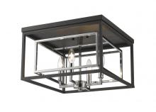 ECOM Only 457F-CH-MB - 4 Light Flush Mount